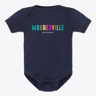 Mooresville Missouri Color Pop Baby Onesie