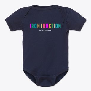 Iron Junction Minnesota Color Pop Baby Onesie