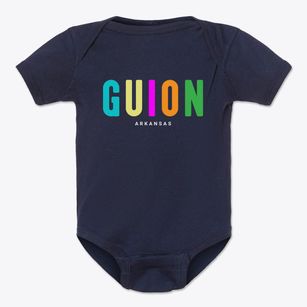 Guion Arkansas Color Pop Baby Onesie