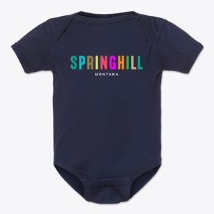 Springhill Montana Color Pop Baby Onesie