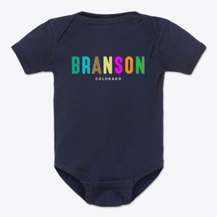 Branson Colorado Color Pop Baby Onesie