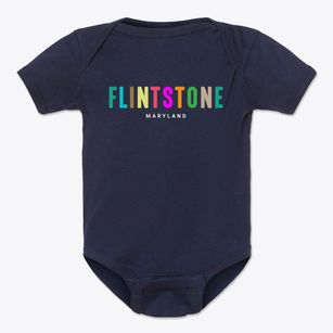 Flintstone Maryland Color Pop Baby Onesie