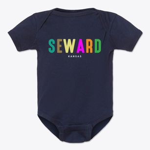 Seward Kansas Color Pop Baby Onesie