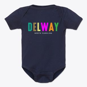 Delway North Carolina Color Pop Baby Onesie
