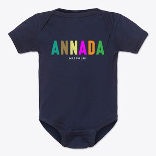 Annada Missouri Color Pop Baby Onesie