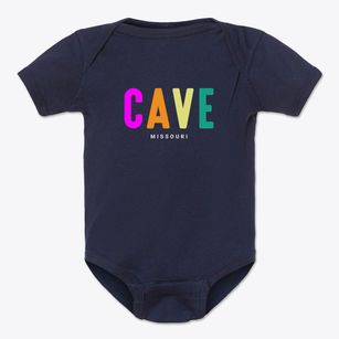 Cave Missouri Color Pop Baby Onesie
