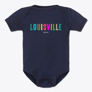 Louisville Ohio Color Pop Baby Onesie