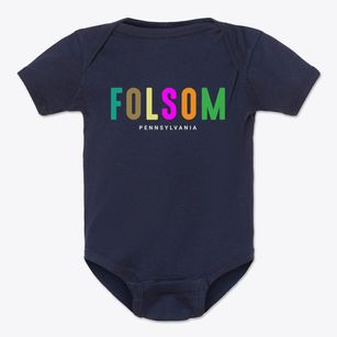 Folsom Pennsylvania Color Pop Baby Onesie