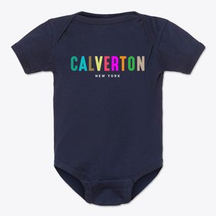 Calverton New York Color Pop Baby Onesie