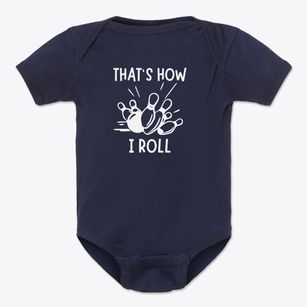   How I Roll Baby Onesie