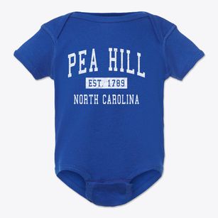 Pea Hill North Carolina Classic Established Baby Onesie