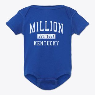 Million Kentucky Classic Established Baby Onesie