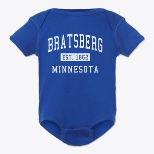 Bratsberg Minnesota Classic Established Baby Onesie
