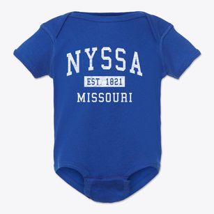 Nyssa Missouri Classic Established Baby Onesie