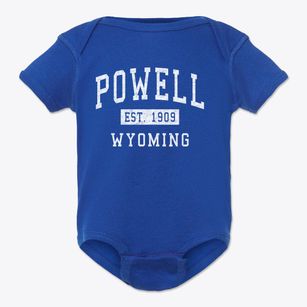 Powell Wyoming Classic Established Baby Onesie