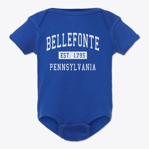 Bellefonte Pennsylvania Classic Established Baby Onesie