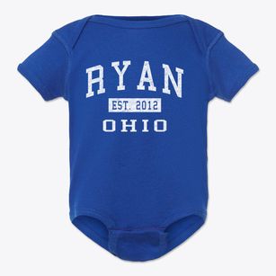 Ryan Ohio Classic Established Baby Onesie