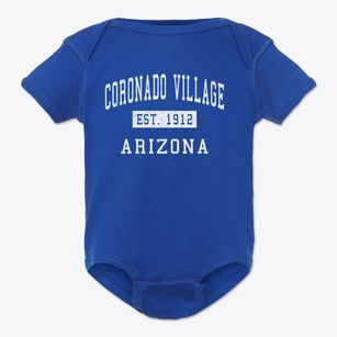 Coronado Village Arizona Classic Established Baby Onesie