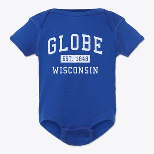 Globe Wisconsin Classic Established Baby Onesie