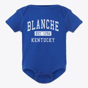 Blanche Kentucky Classic Established Baby Onesie