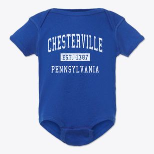 Chesterville Pennsylvania Classic Established Baby Onesie