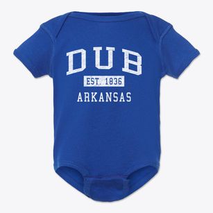 Dub Arkansas Classic Established Baby Onesie