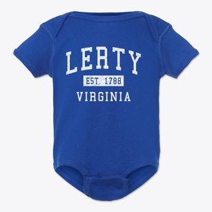 Lerty Virginia Classic Established Baby Onesie