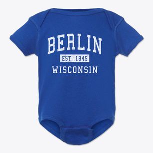 Berlin Wisconsin Classic Established Baby Onesie