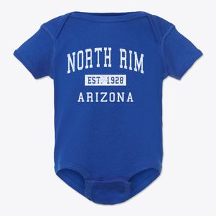 North Rim Arizona Classic Established Baby Onesie