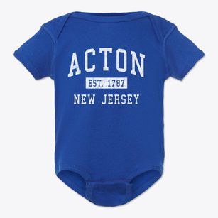 Acton New Jersey Classic Established Baby Onesie