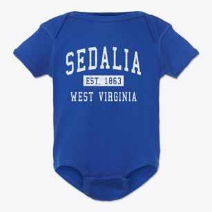 Sedalia West Virginia Classic Established Baby Onesie