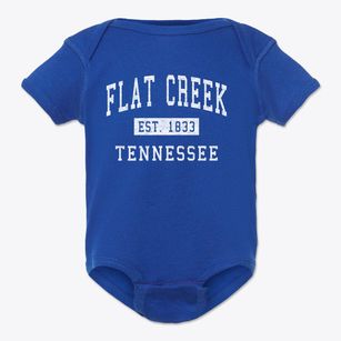 Flat Creek Tennessee Classic Established Baby Onesie