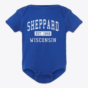 Sheppard Wisconsin Classic Established Baby Onesie