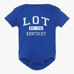 Lot Kentucky Classic Established Baby Onesie