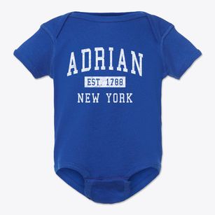 Adrian New York Classic Established Baby Onesie