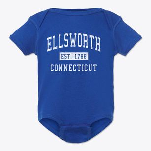 Ellsworth Connecticut Classic Established Baby Onesie