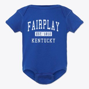 Fairplay Kentucky Classic Established Baby Onesie