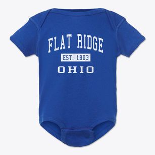 Flat Ridge Ohio Classic Established Baby Onesie