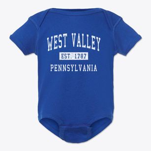 West Valley Pennsylvania Classic Established Baby Onesie