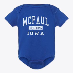 Mcpaul Iowa Classic Established Baby Onesie