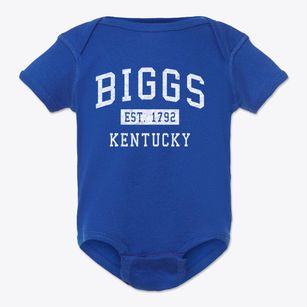 Biggs Kentucky Classic Established Baby Onesie