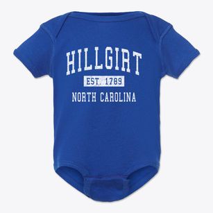 Hillgirt North Carolina Classic Established Baby Onesie