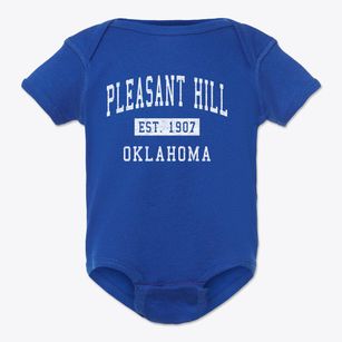 Pleasant Hill Oklahoma Classic Established Baby Onesie