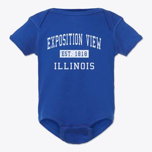 Exposition View Illinois Classic Established Baby Onesie