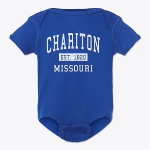 Chariton Missouri Classic Established Baby Onesie