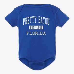 Pretty Bayou Florida Classic Established Baby Onesie