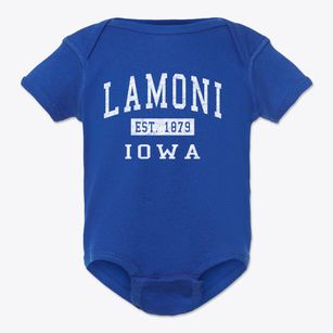 Lamoni Iowa Classic Established Baby Onesie
