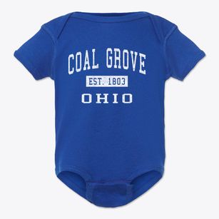 Coal Grove Ohio Classic Established Baby Onesie