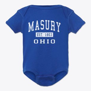 Masury Ohio Classic Established Baby Onesie