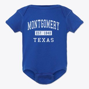 Montgomery Texas Classic Established Baby Onesie